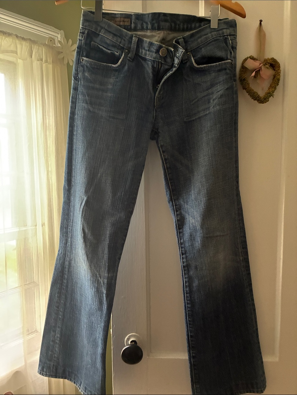 Citizens Of Humanity Blue Denim Flare Jeans